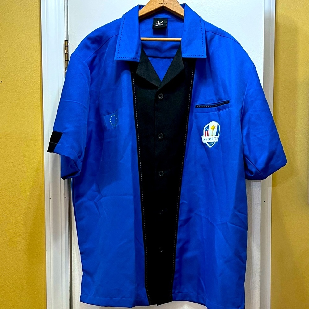 Official Ryder Cup 2018 NBC Bowling Shirt! EUC